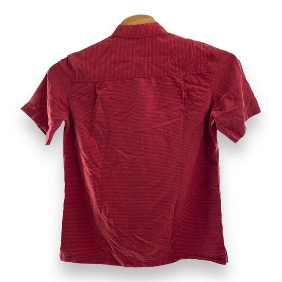 Royal Robbins Men's Plaid Short Sleeve Casual Button-Down Shirt Red Medium - Picture 2 of 4